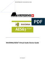 RAVENNA-AES67 Virtual Audio Device GUIDE