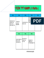 2023 Tayfa TYT Fizik Kampı 8 Hafta