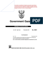 Government Gazette: Republic of South Africa