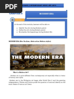 Modern Era: Module: Hcma22 - Contemporary Music and Arts