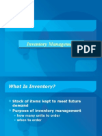 Manage Inventory Levels