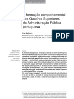 A formação comportamental dos Quadros Superiores da Administração Pública portuguesa