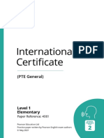 International Certificate Practice Tests 2 - Level 1 Elementary - SPOKEN