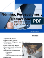 Nomina, Percepciones y Deducciones