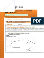 MATHEMATICS GRADE 8 TERM 2 Lesson Plans