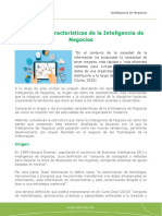 Unidad 1.-Características de La Inteligencia de Negocios: Origen