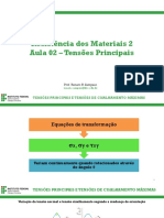 ResMat 2 - Aula 02 - Tensoes Principais_2022