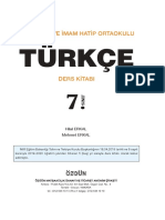 7.sınıf Türkçe Ders Kitabı (Özgün)