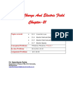 Electric Charge and Electric Field Chapter-21: Topics Covered