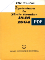Corfus Agricultura Tarile Romane 1848 1864 1982