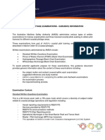Examination Guidance Information Document 0