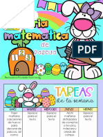 Plan Feria Matematica de Pascua Dulce Candy