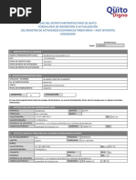 Formulario DS-FO-003 para Registro TSS | PDF | Documento de identidad