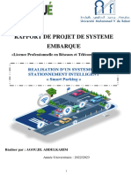 Rapport Système Embarqué Smart Parking Réaliser Par AGOUJI ABDELKARIM 2023