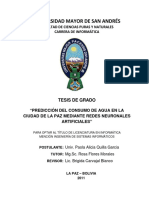 Universidad Mayor de San Andrés: Facultad de Ciencias Puras Y Naturales Carrera de Informática
