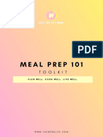 Meal Prep 101: Toolkit