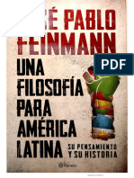 Feinmann - Una Filosofía para America Latina