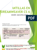 Plantillas en Dreamweaver Cs 6: Docente: Juan Loyola Astete