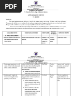 Department of Education: District of Quezon U. Camacho Street, Brgy. 4, Quezon, Quezon Annual Plan in Science