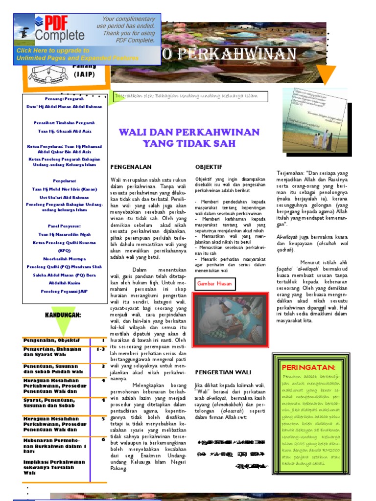 Download Senarai Wali Mujbir Pictures