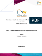Formato 3 - Formato para La Elaborar El Planteamiento Proyección Del Proceso Formativo