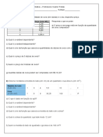 EXERCÍCIOS - Noções de Função - 1019