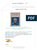 2022 - V-22 - Algoritmos en PHP y HTLM - Introducción Al Desarrollo de Algoritmos Con PHP