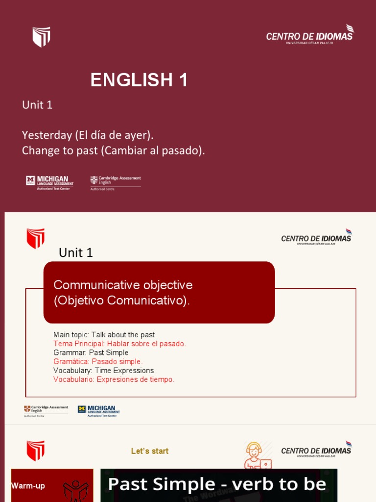 INGLES III UNIT 1 UCV | PDF