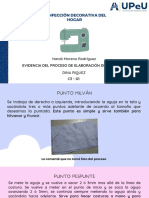 Evaluación Del Proceso de Elaboración de Puntadas