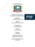 Resumen Del Procedimiento Que Realizo Durante La Elaboración Del Proceso de La Audiencia de Alimentos....