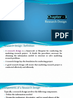 Chapter - 3 Research Design