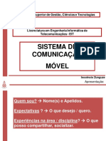 SCM Sistemas de Comunicação Móvel