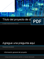 Título Del Proyecto de Ciencias