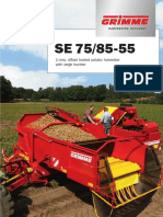1-Row, Offset Trailed Potato Harvester With Large Bunker