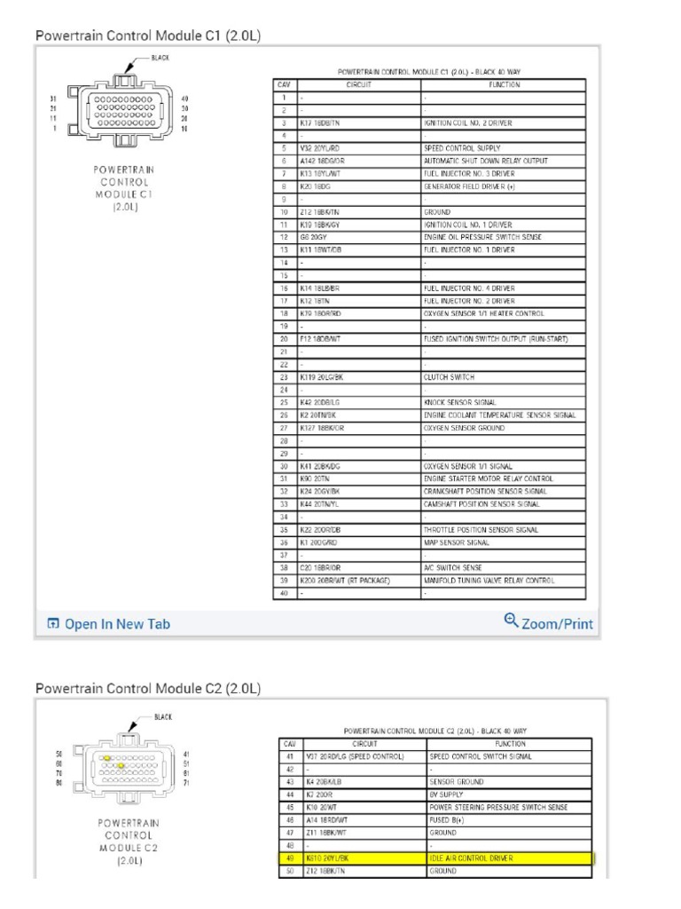Ecm Pinout PDF
