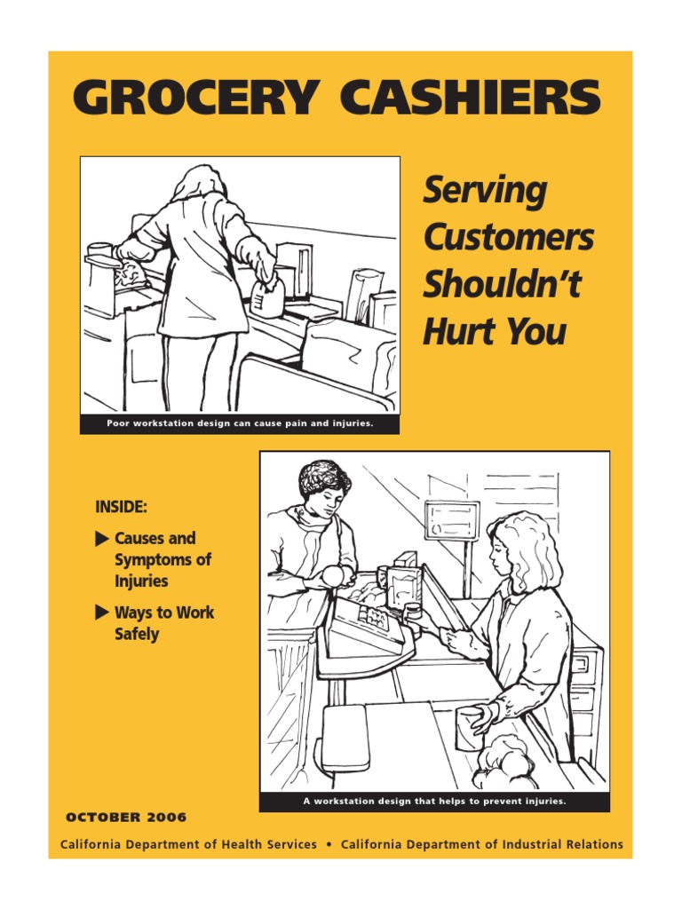 Cashiers PDF Occupational Safety And Health Health Sciences