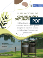 Plan Nacional de Comunicacion y Cultura Ciudadana