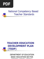 National Competency Based Teacher Standards