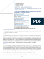 Gestión Administrativa y Satisfacción Laboral Del Docente de Educación en Una Universidad Peruana