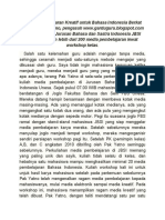 Media Pembelajaran Kreatif Untuk Bahasa Indonesia Berkat Bimbingan Suyatno