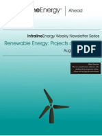 Weekly Newsletter On Project and Finance - Renewable Energy