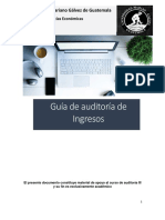 Guia de Auditoria INGRESOS