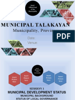 Talakayan 2017 Powerpoint - Session 1 (For New Munis)