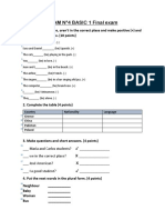 Exam N°4 Basic 1 (Final Exam)