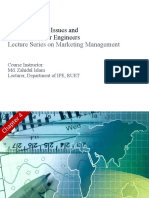 IPE 2111:legal Issues and Management For Engineers: Lecture Series On Marketing Management