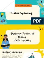 Public Speaking by Azizi