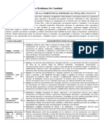 MATRIZ DE ESTANDAR, COMPETENCIA Y CAPACIDADES DE  MATEMATICA 1