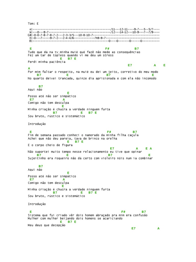 Bruto, Rústico e Sistemático PDF