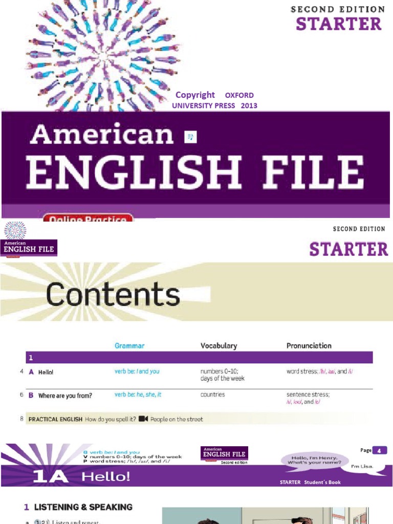 AEF Student Book Starter 1A-1B | PDF