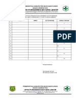 BOK Daftar Hadir 2019